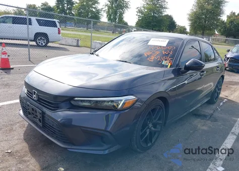 2022 Honda Civic Sport z USA, uszkodzony, nr VIN 2HGFE2F54NH573997